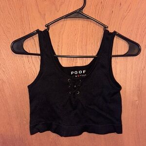 Stretchy cropped tank top